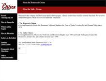 Tablet Screenshot of citizennewspapers.com